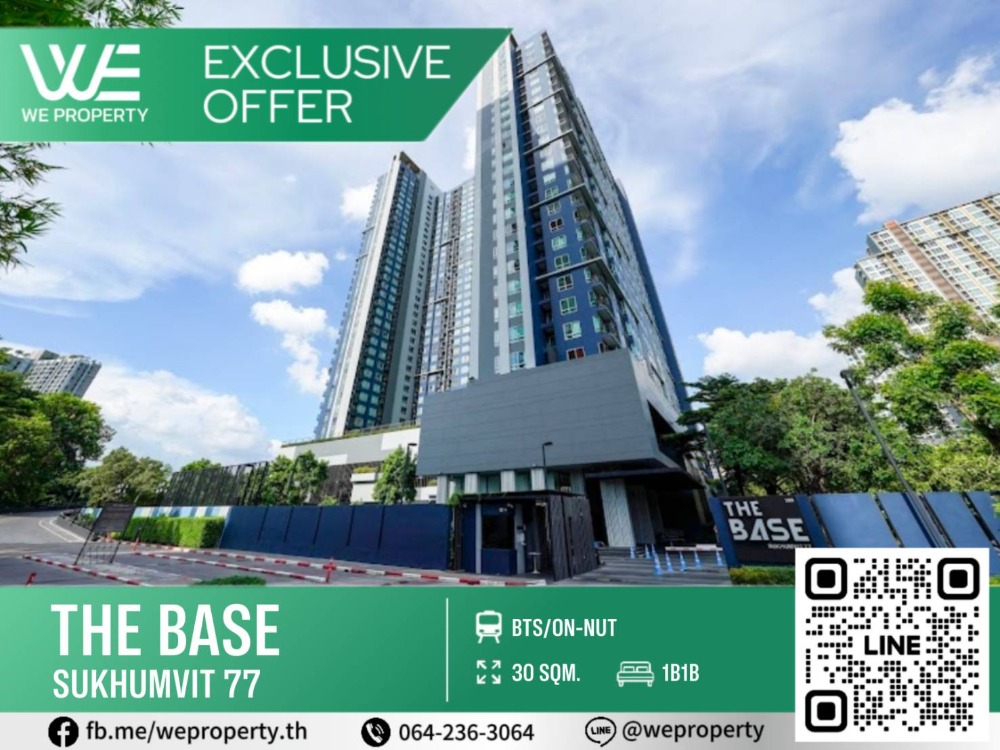 For SaleCondoOnnut, Udomsuk : Exclusive Offer Special price⭐The Base Sukhumvit 77 (The Base Sukhumvit 77)