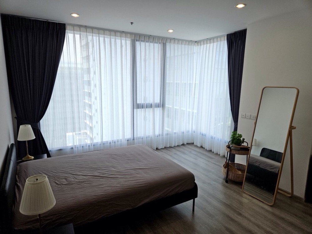 For RentCondoOnnut, Udomsuk : Condo for rent, 2 bedrooms, new, IDEO Mobi Sukhumvit 66, next to BTS Udomsuk station, ready to move in 🔥