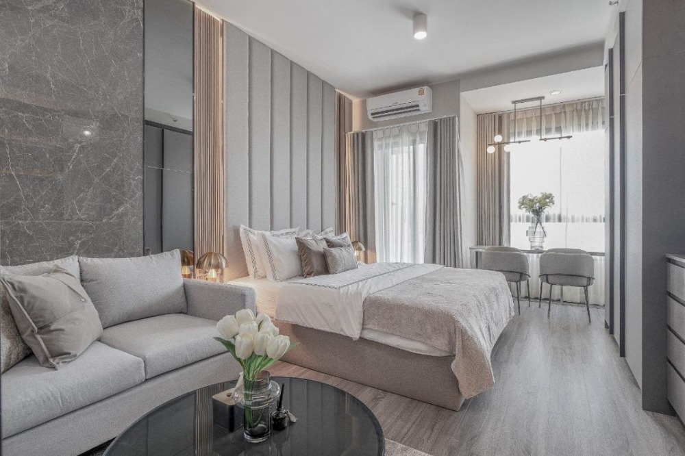 For RentCondoOnnut, Udomsuk : Condo for rent, Ideo Sukhumvit-Rama 4 [Ideo Sukhumvit-Rama 4], beautiful room, good price, convenient travel, fully furnished, ready to move in immediately, make an appointment to view the room.