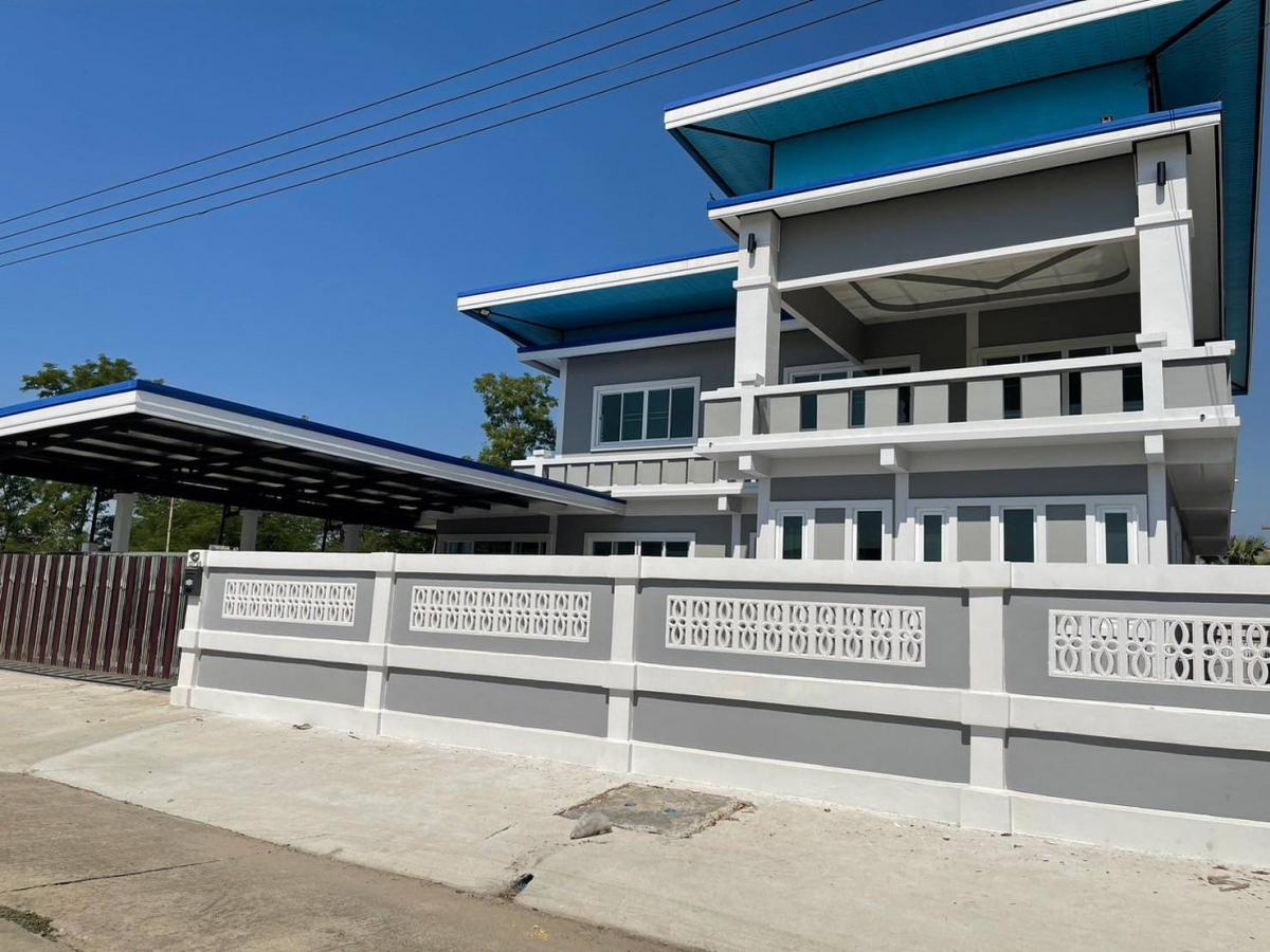 For SaleHousePathum Thani,Rangsit, Thammasat : Single house for sale, Rangsit Khlong 5, 100 sq w, 4 bedrooms, only 4.5 million baht