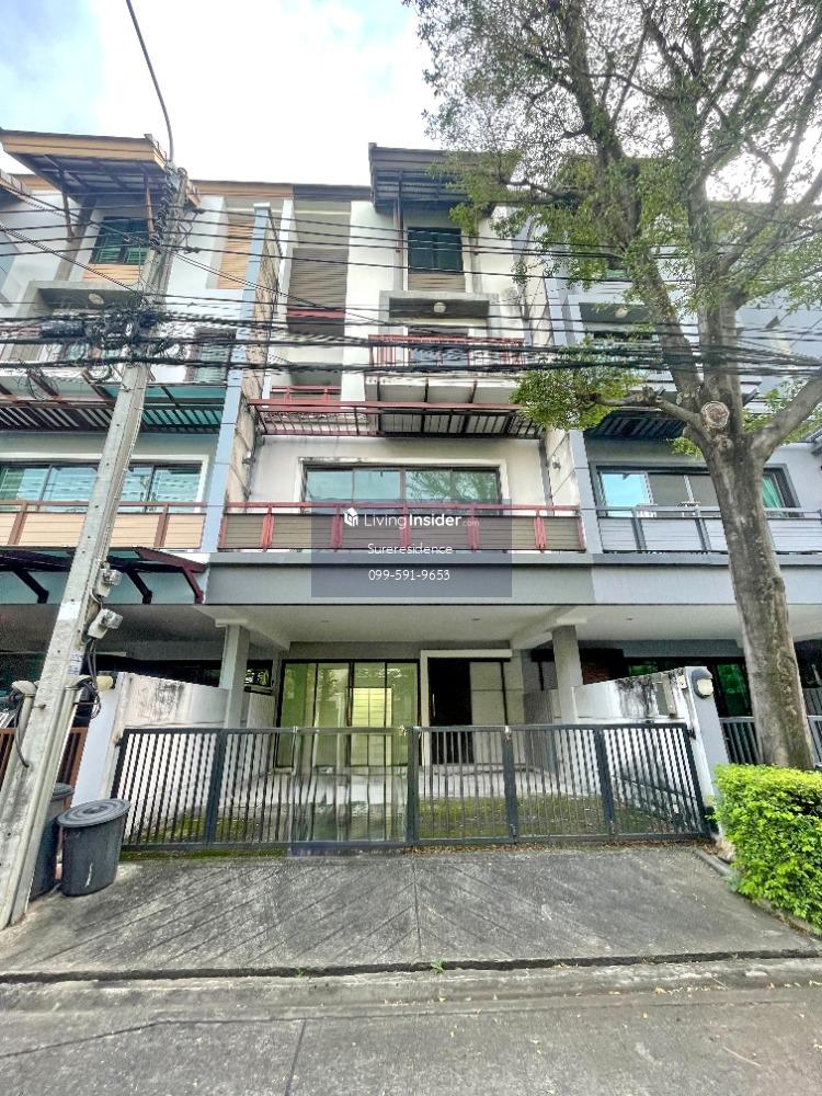 For RentTownhouseRatchadapisek, Huaikwang, Suttisan : HK0375😊 For RENT Townhouse for rent, 4 floors, 🚪3 bedrooms🚄near MRT Sutthisan🏢Huai Khwang🔔House area: 21 sq m🔔Usable area: 250 sq m.💲Rent: 35,000฿📞O99-5919653,O65-9423251✅LineID:@sureresidence