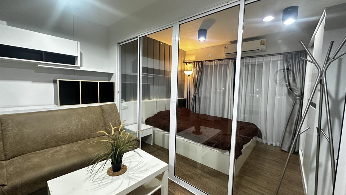 For RentCondoRatchadapisek, Huaikwang, Suttisan : Condo Huai Khwang, size 31 sq m., 1 bedroom, near Cultural Center, MRT Huai Khwang