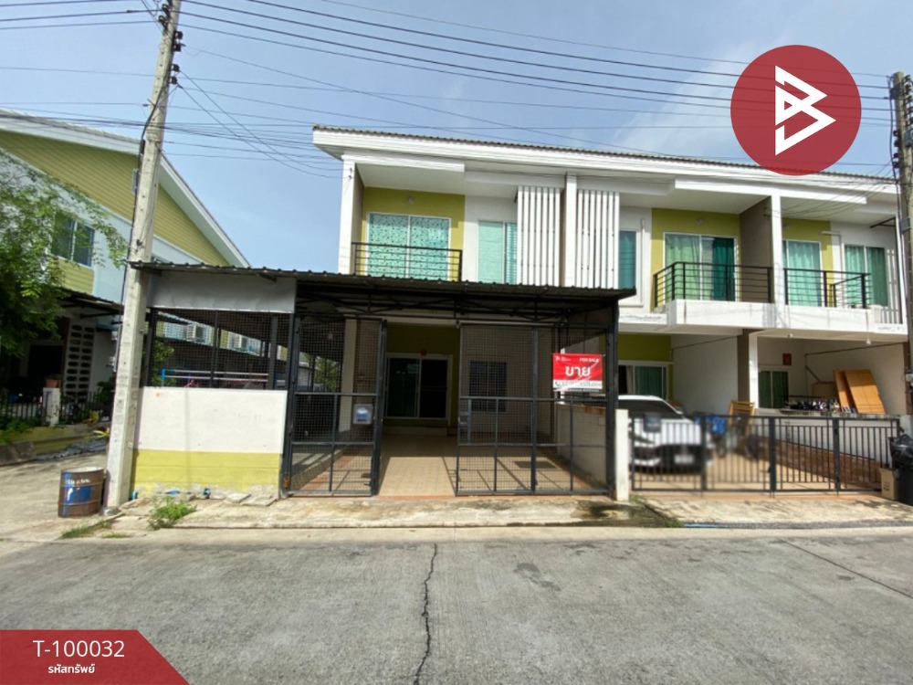 For SaleTownhouseMahachai Samut Sakhon : Townhouse for sale, Wisesuk Nakhon Village, Phanthai Norasing, Samut Sakhon