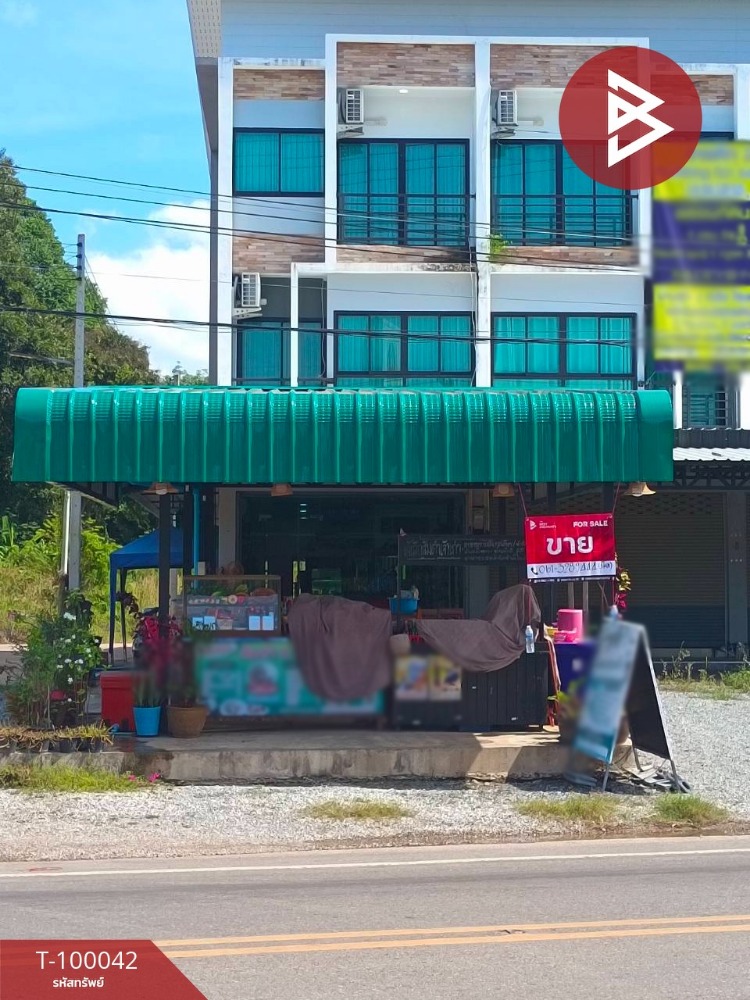 For SaleShop HouseRayong : Commercial building for sale, 3 floors, area 39.5 square wah, Klaeng, Rayong