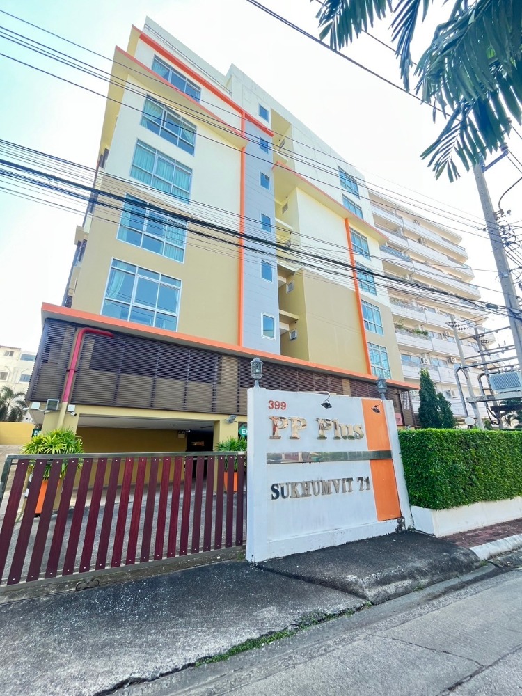 For SaleCondoOnnut, Udomsuk : For Sale: Condo at PP Plus Sukhumvit 71, 39 sq.m., Near BTS Phra Khanong, Free Parking for 1 Car