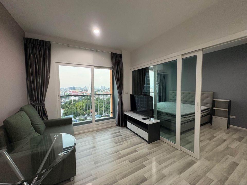 For RentCondoThaphra, Talat Phlu, Wutthakat : For rent 🔥 Condo The Key BTS Wutthakat, next to BTS Wutthakat station, size 32.9 square meters, 16th floor, city view, see Wat Paknam, price 12,000 baht