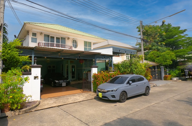 For SaleHouseRama 2, Bang Khun Thian : Ready to move in house, cheap price, 61 square wa, very beautiful, fully furnished, 5 air conditioners, can just bring your bags and move in.