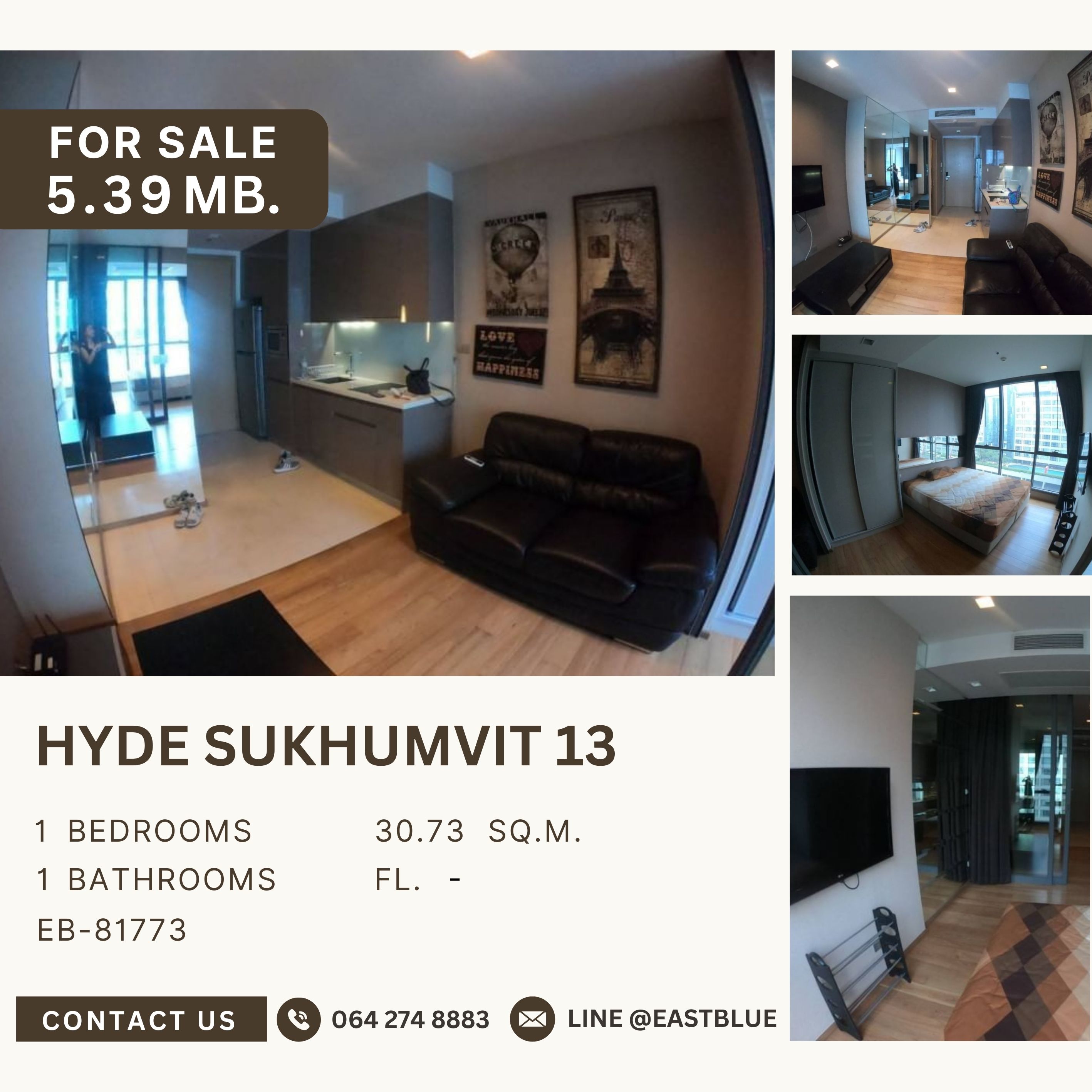 For SaleCondoNana, North Nana,Sukhumvit13, Soi Nana : อย่าพลาด Hyde Sukhumvit 13 คอนโดใกล้ BTS นานาเพียงแค่ 50 เมตร บอกเลยว่าคุ้ม ซื้อวันนี้รับทันทีทีวี 2 เครื่อง