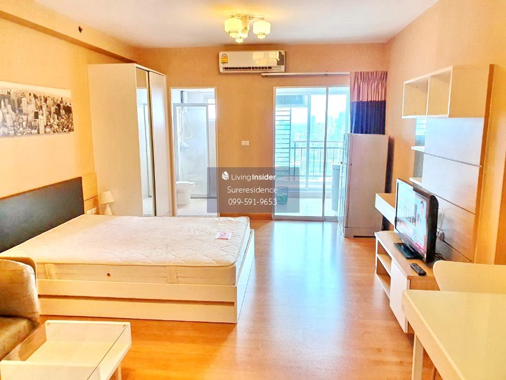 For RentCondoRama9, Petchburi, RCA : 7807😊😍 For RENT, SELL For rent, sale Studio room🚄near BTS Thonglor🏢Supalai Park Ekkamai-Thonglor🔔Area: 34.50 sq m.💲Rent: 13,500฿💲Sale: 2,850,000฿📞O99-5919653,065-9423251✅LineID:@sureresiden