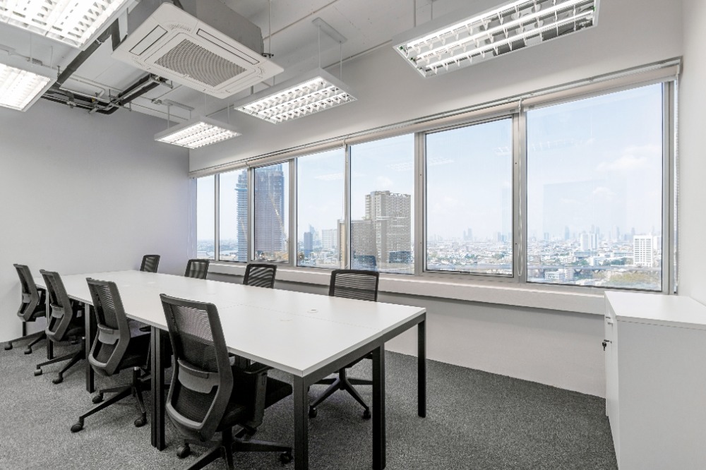 ให้เช่าสำนักงานพระราม 3 สาธุประดิษฐ์ : Find a dedicated desk in HQ SV City Tower