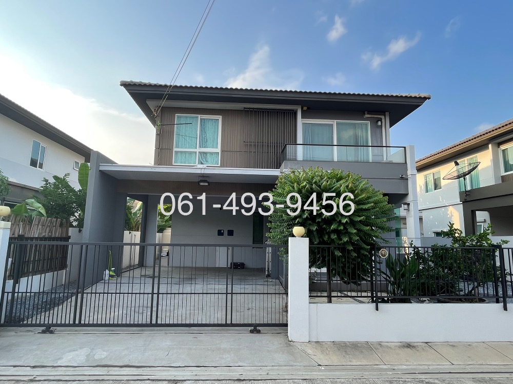 For SaleHousePhutthamonthon, Salaya : Single house for sale, Chaiyaphruek, Phutthamonthon, Sai 5, beautifully decorated, built-in furniture, 50 sq w, 2 floors, near Rajamangala University of Technology Rattanakosin and Mahidol University