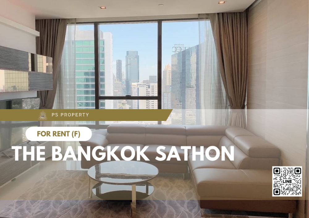 ให้เช่าคอนโดสาทร นราธิวาส : ให้เช่า 🔺 The Bangkok Sathon 🔺 เฟอร์นิเจอร์ และ เครื่องใช้ไฟฟ้าครบ ใกล้ BTS สุรศักดิ์