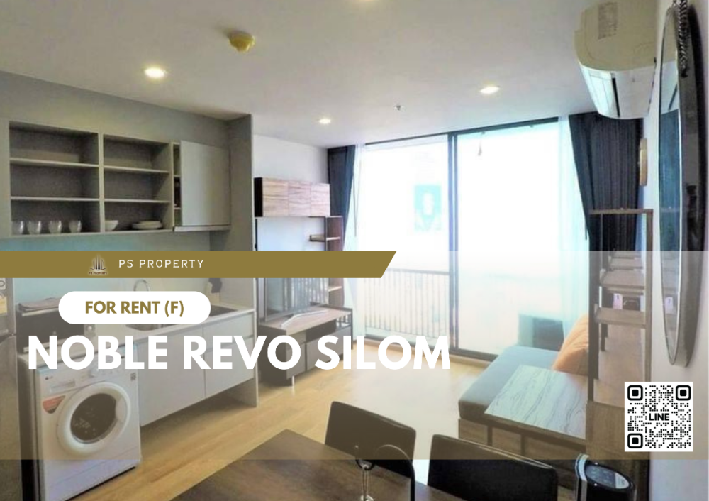 For RentCondoSathorn, Narathiwat : For rent 📍 Noble Revo Silom 📍 Fully furnished and electrical appliances, near BTS Surasak.