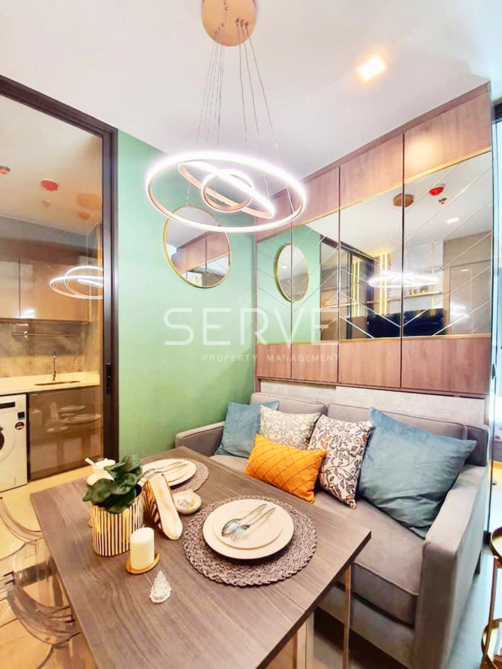 For RentCondoRama9, Petchburi, RCA : Modern & Luxury  2 Bed High Floor  Good Location   MRT Rama 9   350 m. @ Life Asoke Rama 9