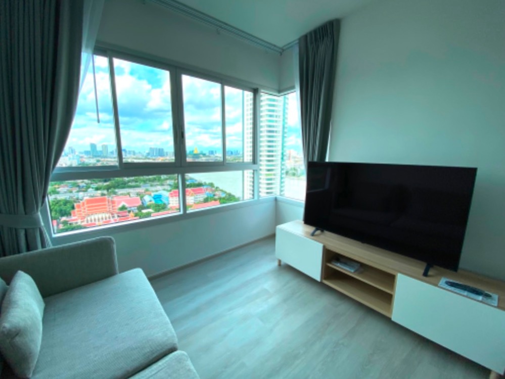 For RentCondoPinklao, Charansanitwong : For rent: Ideo Charan 70 - Riverview, 2 bedrooms, beautiful, ready to move in, near King Mongkut's University of Technology North Bangkok. Interested, add Line @841qqlnr