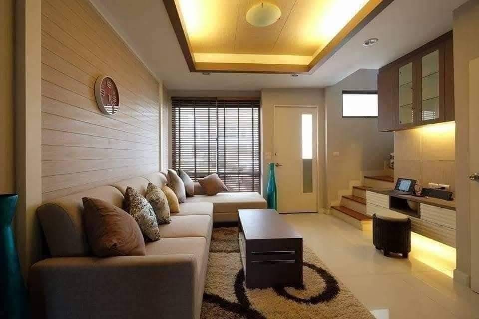 For RentTownhomeOnnut, Udomsuk : Townhouse for rent, 3 floors, Sukhumvit line, 3 bedrooms, pets allowed, fully built-in decoration, has a garden behind the house, can enter and exit in many ways, near the expressway, near BTS, ready to move in