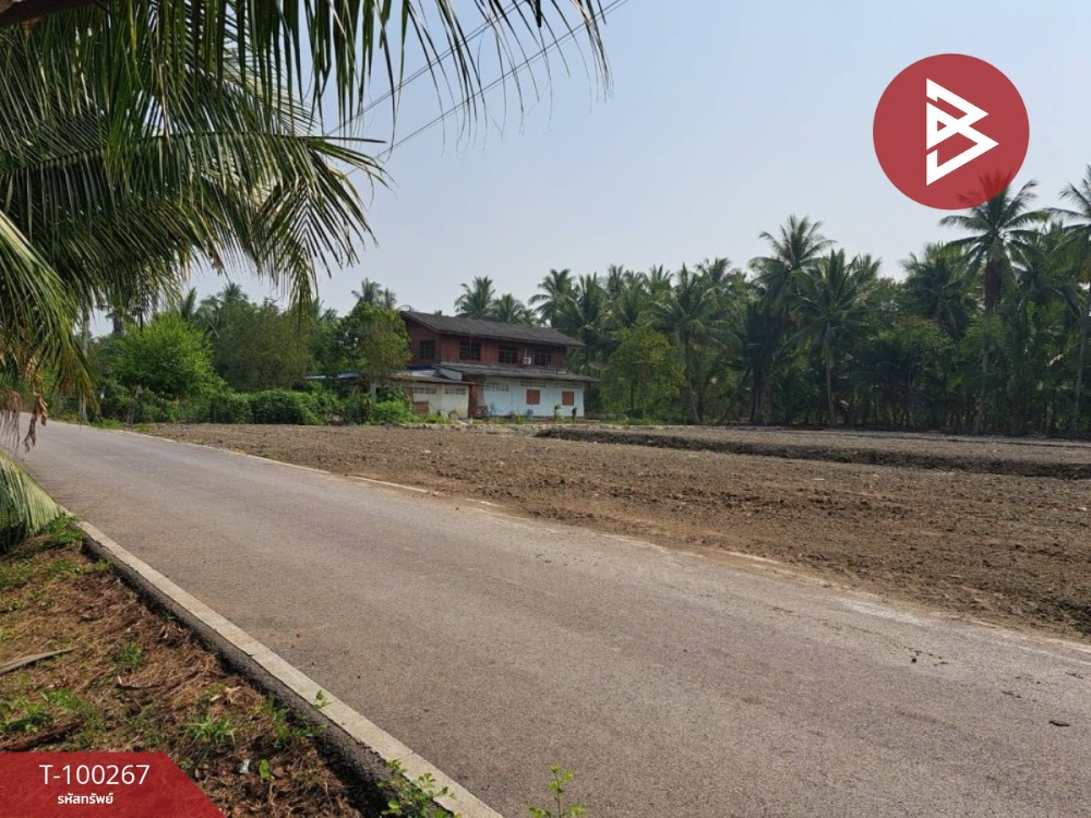 For SaleLandSamut Songkhram : Land for sale, area 2 rai 1 ngan 42.6 square wa, Bang Khan Taek, Samut Songkhram