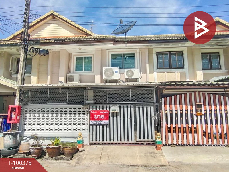 For SaleTownhouseSamut Prakan,Samrong : Townhouse for sale, Pruksa Village 15, Bang Phli-Tamru, Samut Prakan, ready to move in