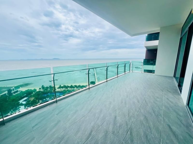 For RentCondoPattaya, Bangsaen, Chonburi : For rent: Casalunar Paradiso Bangsaen, sea view, near Sukhumvit, convenient transportation