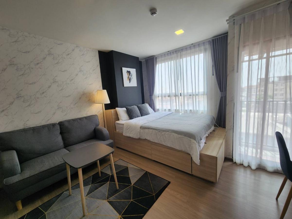 For RentCondoBangna, Bearing, Lasalle : Condo for rent, The Muve Bangna (The Muve Bangna), make an appointment to view the room 👉line : @propertyfinder