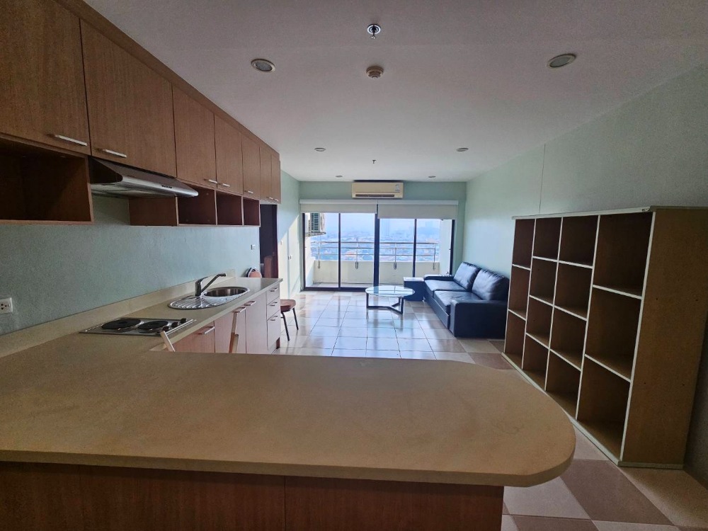 For RentCondoRama 8, Samsen, Ratchawat : For rent, thew river place charan 46, 2 bed, 2 bath, river view, 19th floor