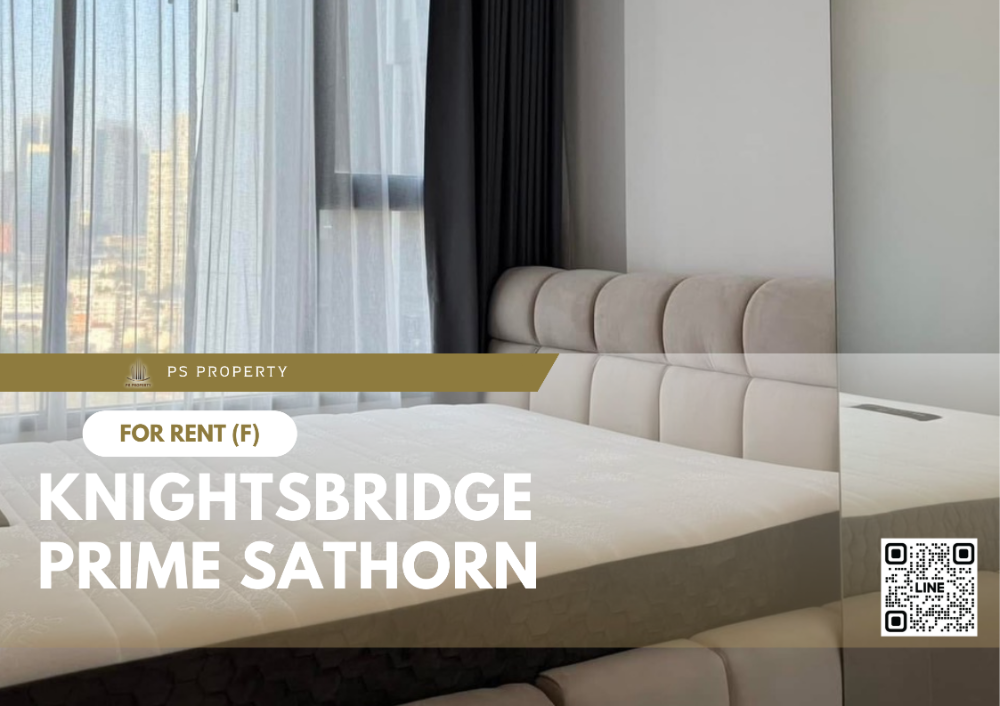 For RentCondoSathorn, Narathiwat : For rent ✨ Knightsbridge Prime Sathorn ✨ complete furniture and electrical appliances, near BTS Chong Nonsi.