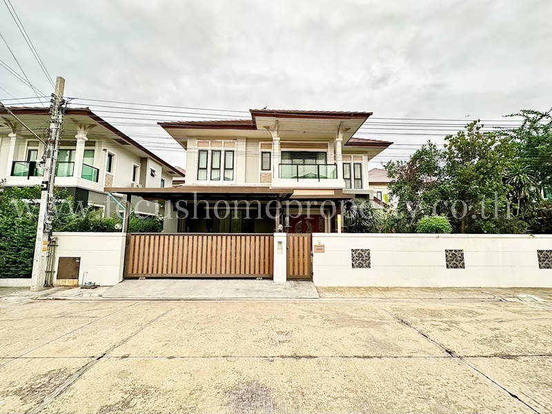 For SaleHouseNonthaburi, Bang Yai, Bangbuathong : Single house, 117.4 square wah, Latdaville Village 4, Sai Noi