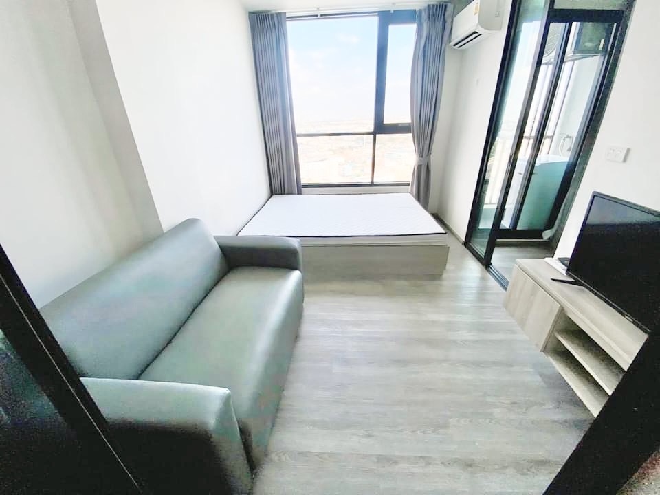 For RentCondoSamut Prakan,Samrong : Condo for rent: The Origin Sukhumvit - Sai Luat E22, beautiful room with complete furniture, BTS view, no buildings blocking, very good wind, full common area, BTS Sai Luat 200 meters / Call 099-149-5164