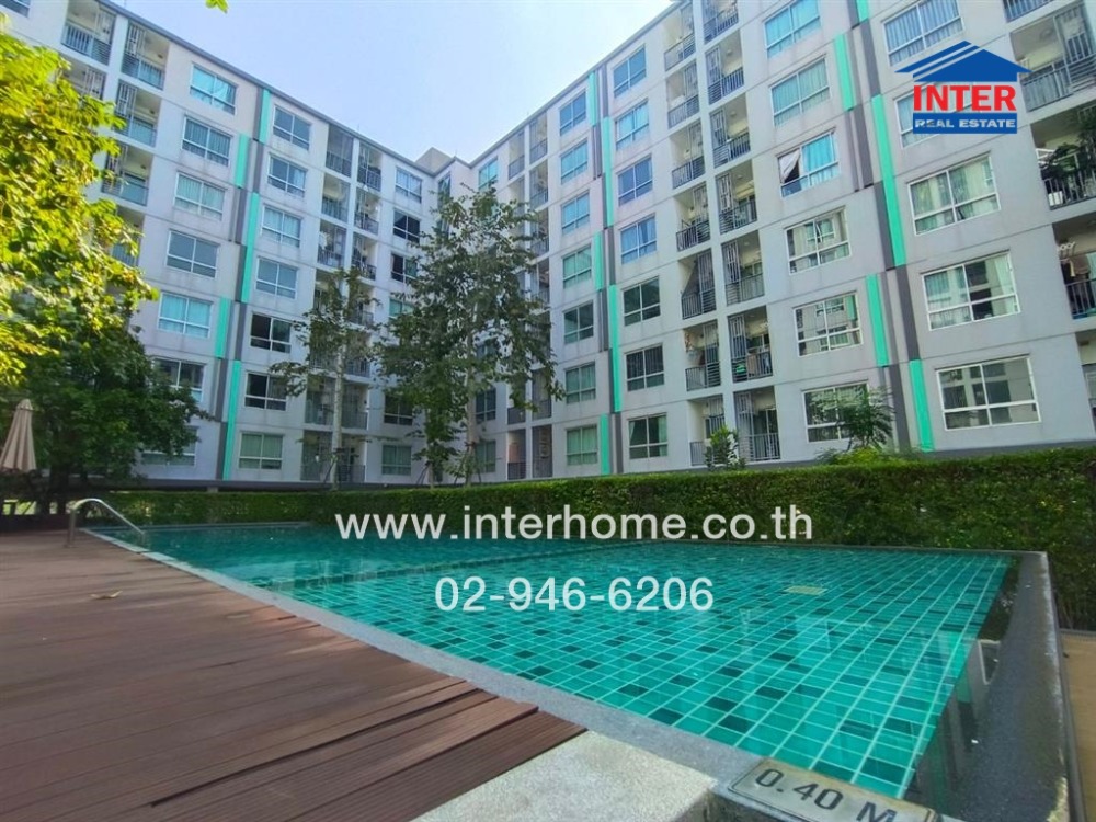 For SaleCondoSeri Thai, Ramkhamhaeng Nida : Condominium 28.24 sq m. The Niche ID Seri Thai Phase 1, Soi Seri Thai 81/2, Seri Thai Road, Khan Na Yao District, Bangkok