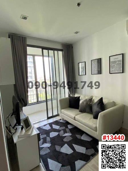 For RentCondoOnnut, Udomsuk : Condo for rent Ideo Mobi Sukhumvit, 9th floor, Building A, near BTS On Nut