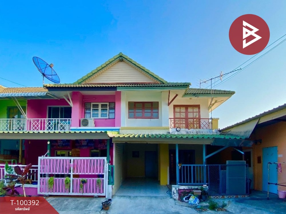 For SaleTownhouseSamut Prakan,Samrong : Townhouse for sale, Pruksa Village 15, Bang Phli-Tamru, Samut Prakan, ready to move in