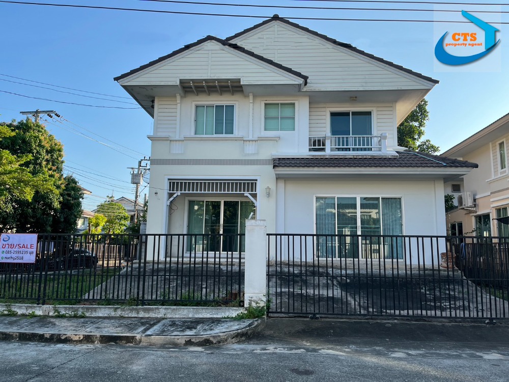 For SaleHouseBangna, Bearing, Lasalle : Single detached house for sale, corner house, Chaiyaphruek Bangna 2