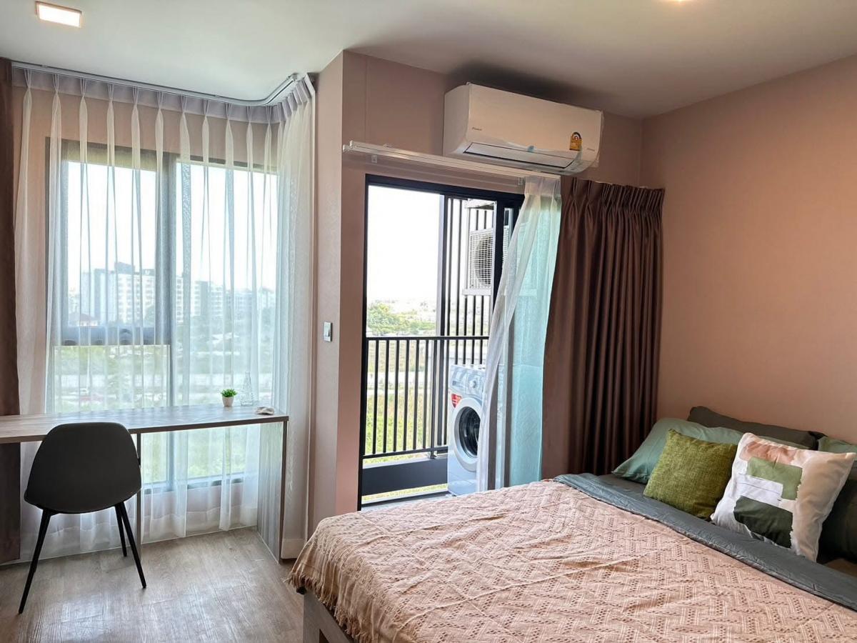 For RentCondoPathum Thani,Rangsit, Thammasat : ✅For rent Condo Kave TU, 1 Bed Extra room, size 30.05 sq m., Building A, 8th floor, east side, open view ✅Price 13,000 baht/month* Ready to move in * 🔔Book now