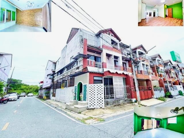 For RentTownhouseRattanathibet, Sanambinna : Near the main road Rattanathibet MRT SamYaek BangYai 3-storey townhouse 3bed 3bath Kaew In Sutha Uth