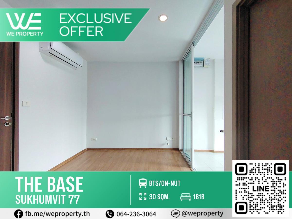 For SaleCondoOnnut, Udomsuk : Good view, beautiful room, high floor⭐The Base Sukhumvit 77 (The Base Sukhumvit 77)