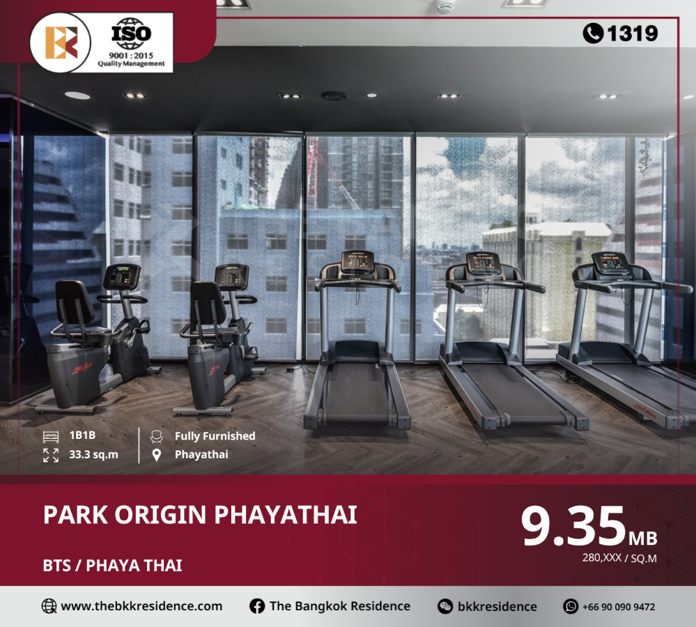 For SaleCondoRatchathewi,Phayathai : Special offer: park origin phayathai, near bts phaya thai