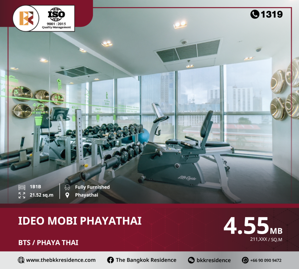 For SaleCondoRatchathewi,Phayathai : Great value: ideo mobi phayathai near bts phaya thai