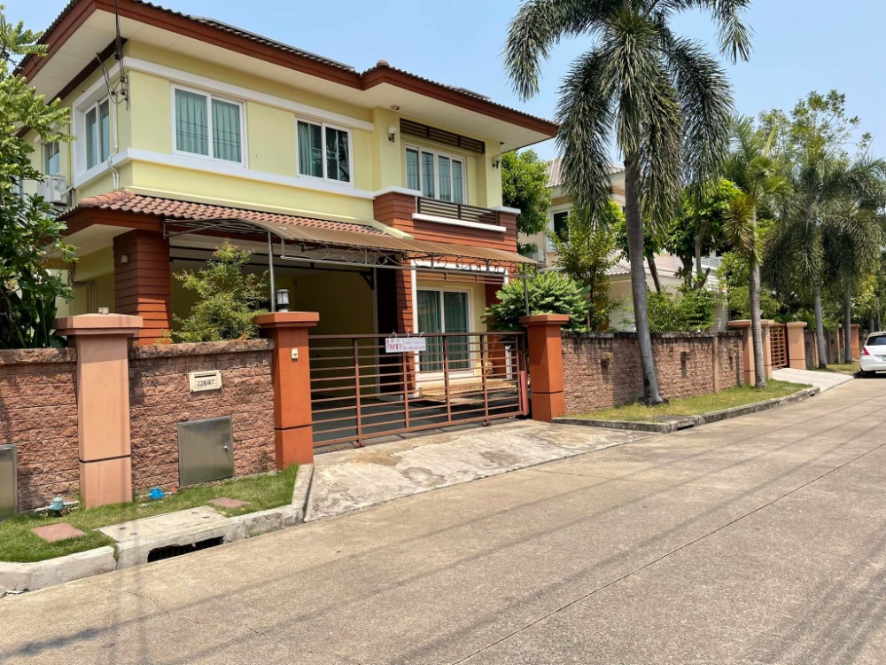 For RentHouseRama 2, Bang Khun Thian : Urgent for rent, Casa Ville Village, Rama 2-2, 3 bedrooms, 3 bathrooms, fully furnished, ready to move in, behind Central Rama 2, convenient transportation, near expressway entrance-exit