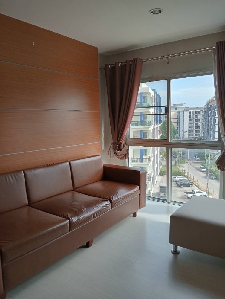 For SaleCondoPattaya, Bangsaen, Chonburi : Corner condo ready to move in, 2 bedrooms, built-in throughout the room, convenient transportation, Blue Ocean Condo, size 55.01 sq m.