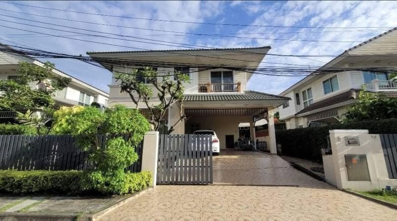 For SaleHouseRama 2, Bang Khun Thian : Single house for sale, Baan Phrueksa Lada Village