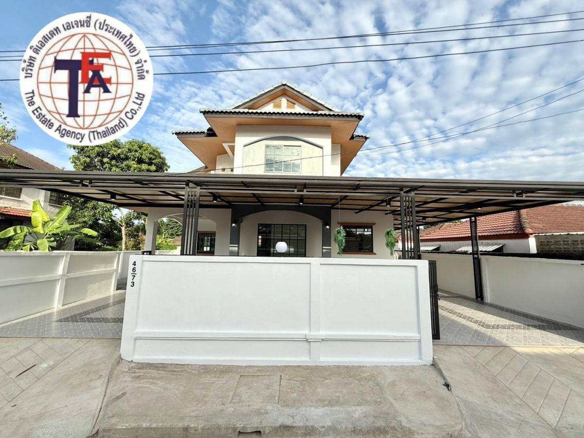 For SaleHouseMin Buri, Romklao : For sale: 2-storey detached house, Chiarainai Village, Ratchadaphisek 50, Saen Saep, Min Buri, Motorway, Suvarnabhumi Airport, Seri Rak Hospital, Fashion Island, Lotus, Big C, Thai Watsadu Sukhapiban 3