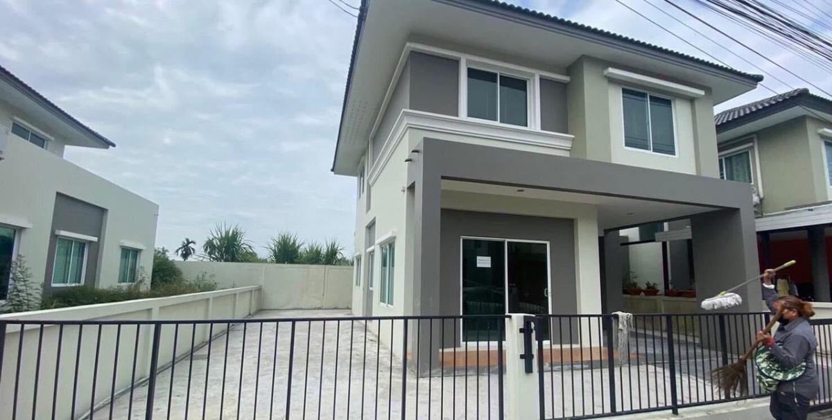 For RentHousePathum Thani,Rangsit, Thammasat : House for rent 🔥Khlong 7 Lam Luk Ka 🔥2 floors 🔥35 square meters. 🔥120 sq m. 🔥Empty house 🔥Ready to move in 🔥R 312-5