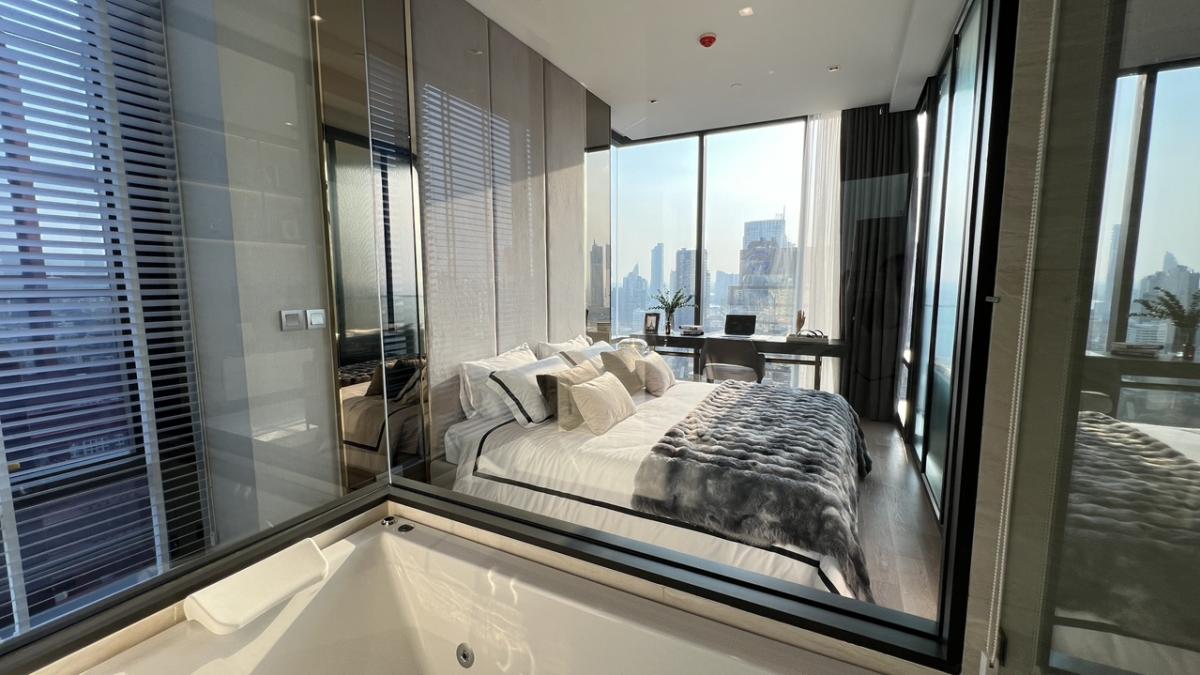 ขายคอนโดสีลม ศาลาแดง บางรัก : 💫ASHTON SILOM  💫Luxury Condo วิว Pullman เห็น River view 1 Bedroom XL