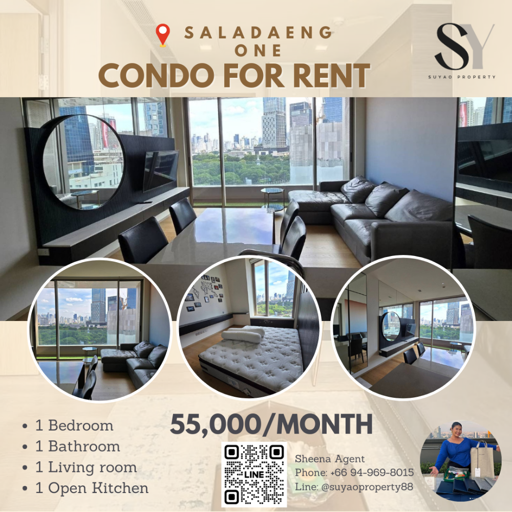 For RentCondoSilom, Saladaeng, Bangrak : 🏙️ Saladaeng One 🏙️