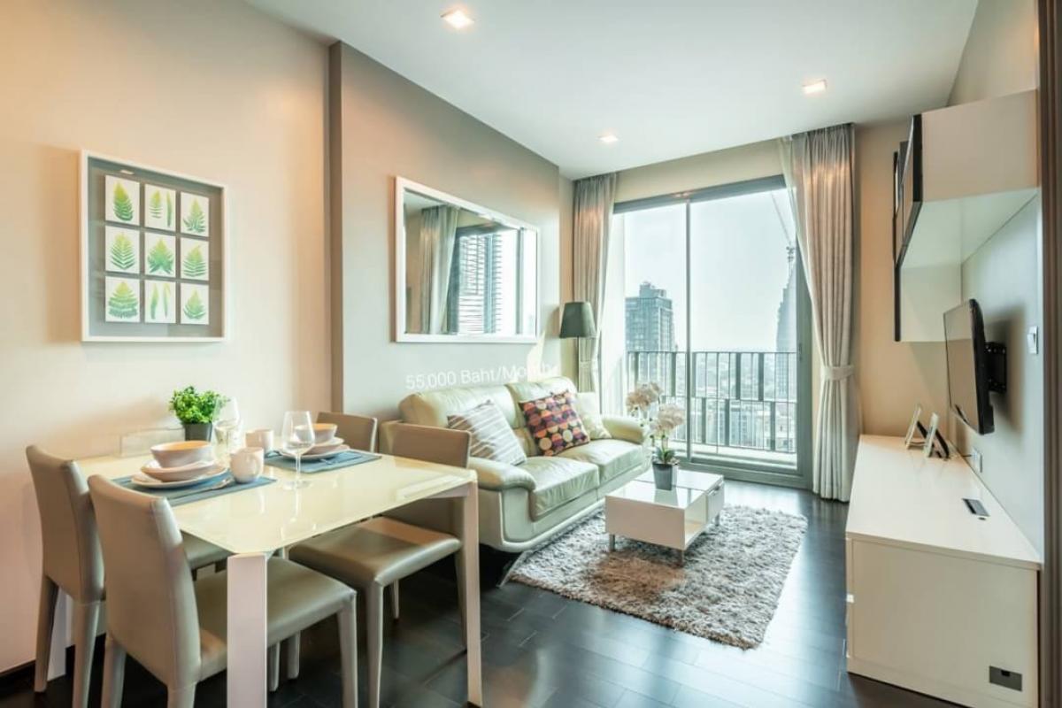 For RentCondoSukhumvit, Asoke, Thonglor : 🎉Condo for rent Keyne by Sansiri, next to BTS Thonglor, good view, not blocked‼️🚩