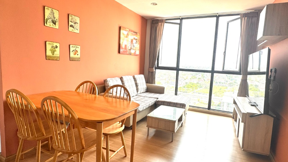 For SaleCondoChaengwatana, Muangthong : 💥Corner room, can be rented out, net weight approximately 6%, newly renovated room, can be rented out or lived in yourself💥