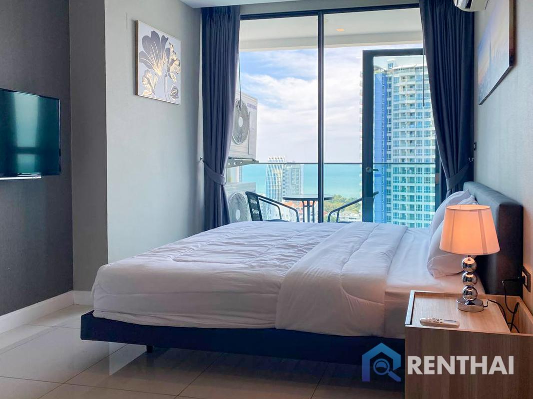 For SaleCondoPattaya, Bangsaen, Chonburi : Fully furnished - 52sq.m. 1 bedroom condo for sale at The Point, peaceful location on Pratumnak Hill, Pattaya.