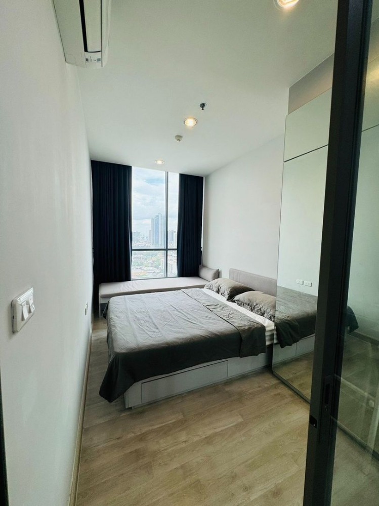 For SaleCondoBang Sue, Wong Sawang, Tao Pun : (Code AM1165) Condo for sale: Niche Pride Taopoon-Interchange, room with view of the BTS side, north facing, shady.