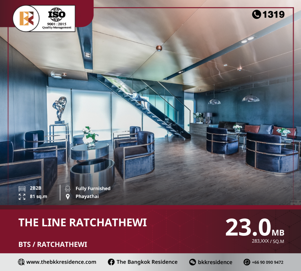 For SaleCondoRatchathewi,Phayathai : Luxury project at the line ratchathewi, near bts ratchathewi