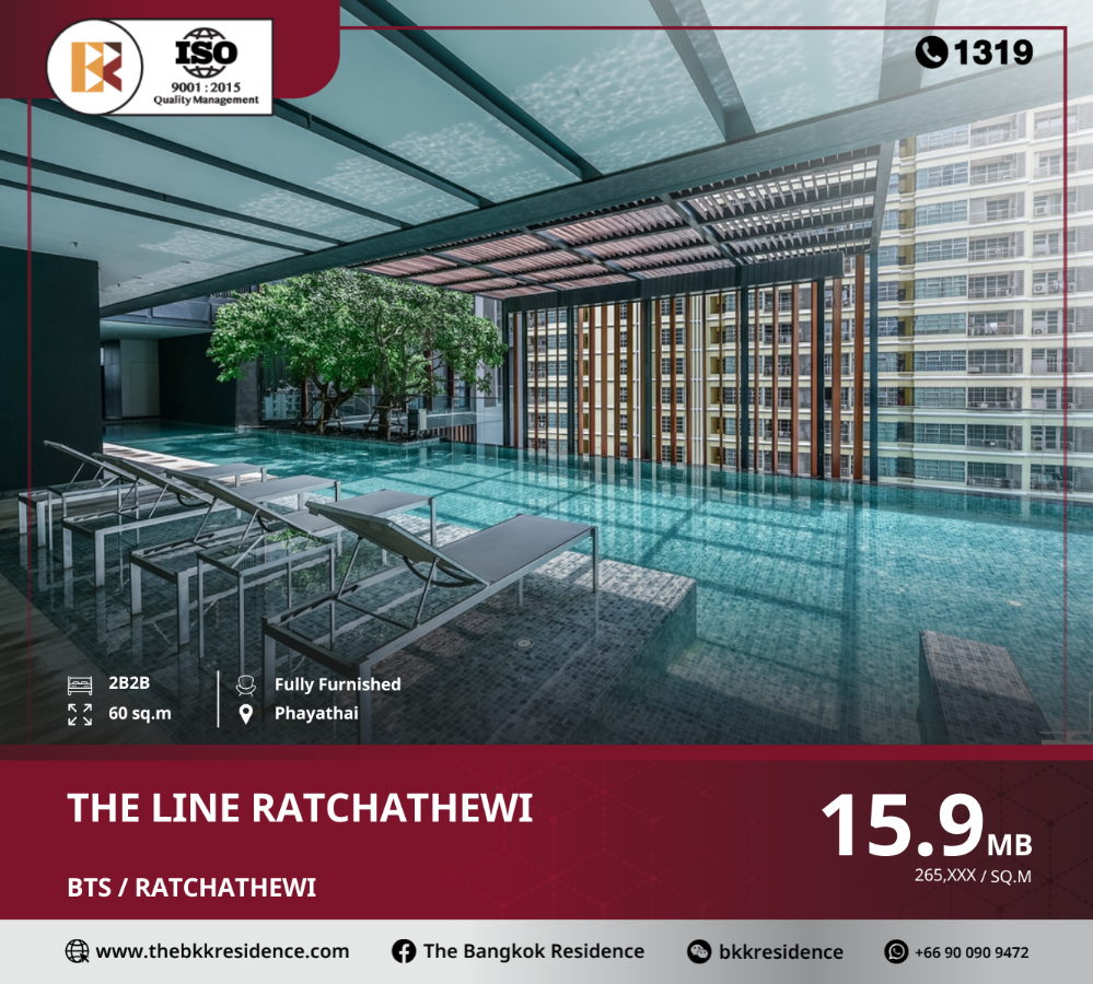 For SaleCondoRatchathewi,Phayathai : Special offer at the line ratchathewi, near bts ratchathewi